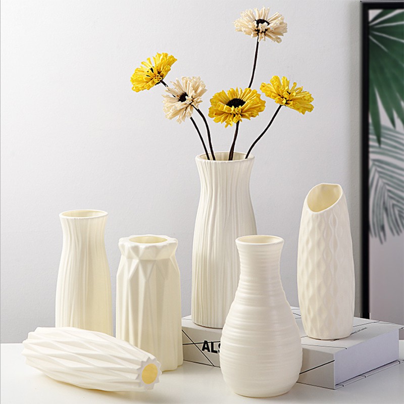 Bình hoa giả nhựa để bàn trang trí phòng khách TODOCO