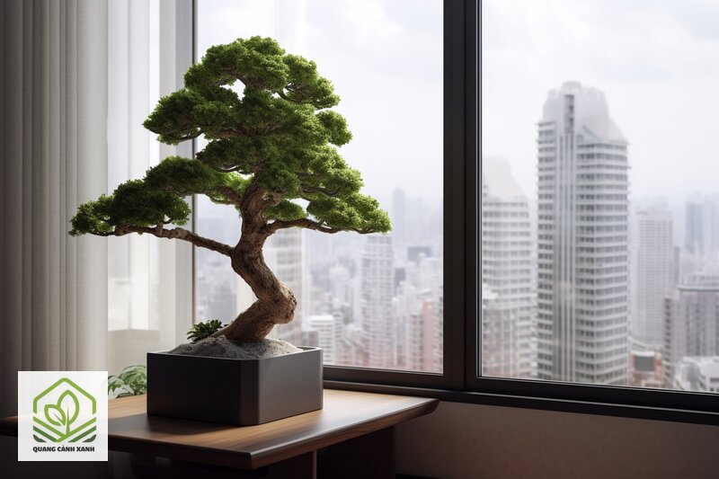 Cây bonsai để bàn làm việc - Cây bonsai để bàn làm việc: sự thật là nó không phải cây trong nhà Cây bonsai để bàn làm việc - Cây bonsai để bàn làm việc: sự thật là nó không phải cây trong nhà