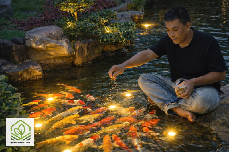 Chi phí làm hồ cá koi - Đào, kết cấu và chống thấm