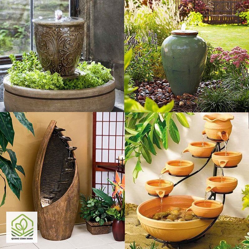 Đài phun nước sân vườn - Đài phun nước sân vườn phù hợp sân nào và cần gì trước khi làm