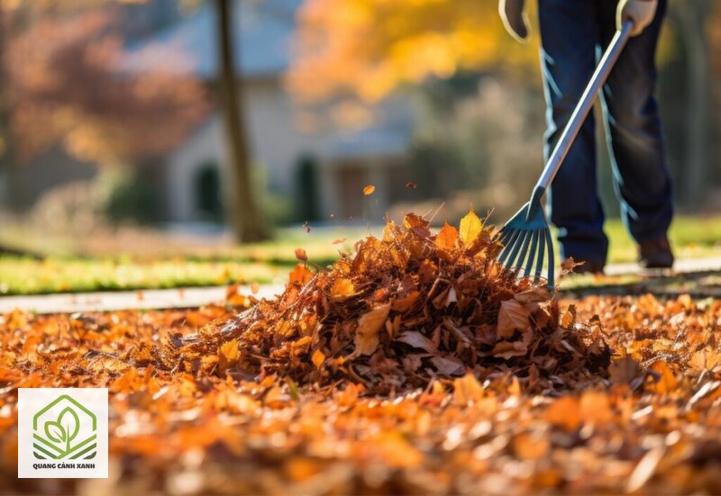 Dọn vườn cuối mùa mưa - Cắt tỉa cành hỏng và cành đã bị nấm