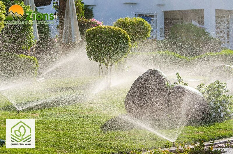 Hệ thống tưới tự động sân vườn - Nhỏ giọt cho cây bụi và chậu Hệ thống tưới tự động sân vườn - Nhỏ giọt cho cây bụi và chậu