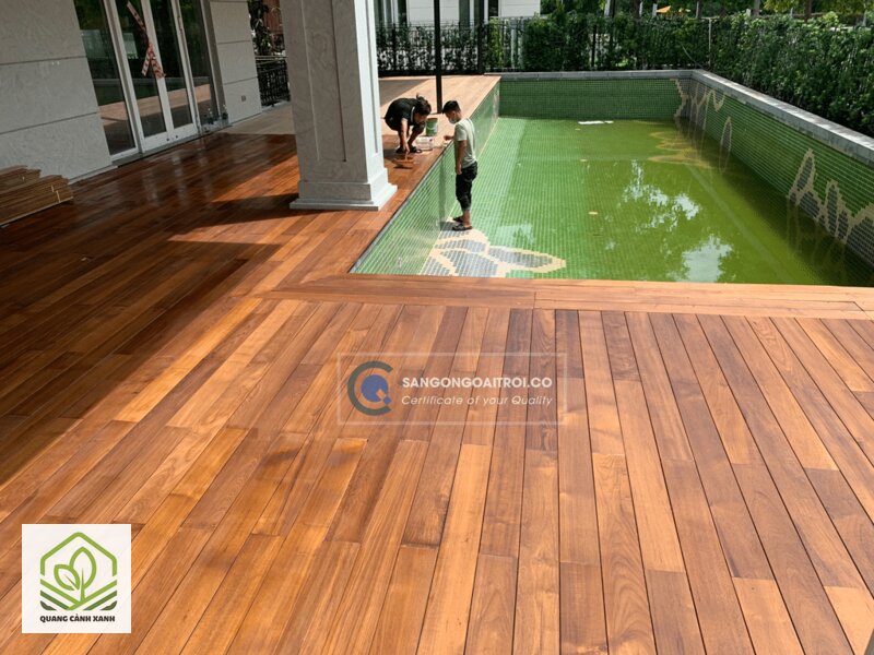 Sàn gỗ ngoài trời sân vườn - Gỗ nhựa composite