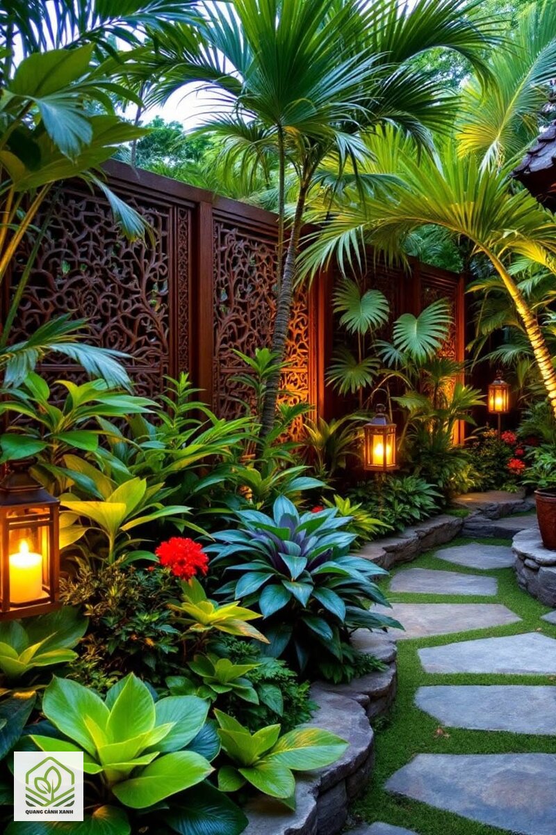 Sân vườn phong cách Bali - Khí hậu Việt Nam là lợi thế lớn của sân vườn phong cách Bali Sân vườn phong cách Bali - Khí hậu Việt Nam là lợi thế lớn của sân vườn phong cách Bali