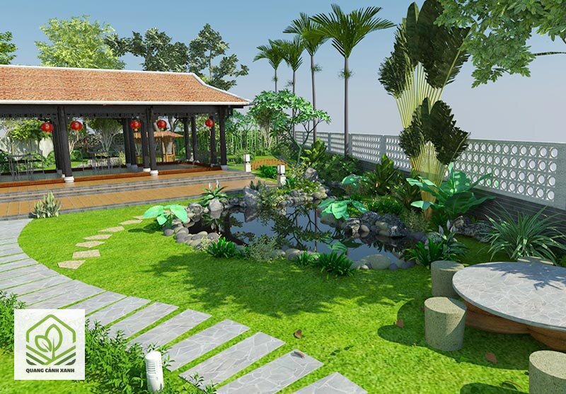 Sân vườn phong cách đồng quê Việt Nam - Sân vườn phong cách đồng quê Việt Nam hợp khí hậu tới mức nào