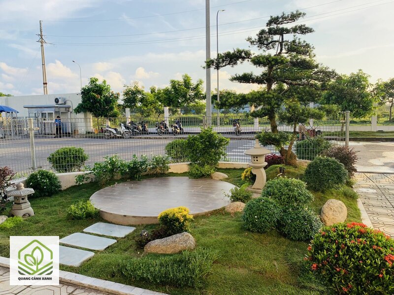 Thi công cảnh quan nhà máy khu công nghiệp - Cây phải chịu được môi trường nhà máy