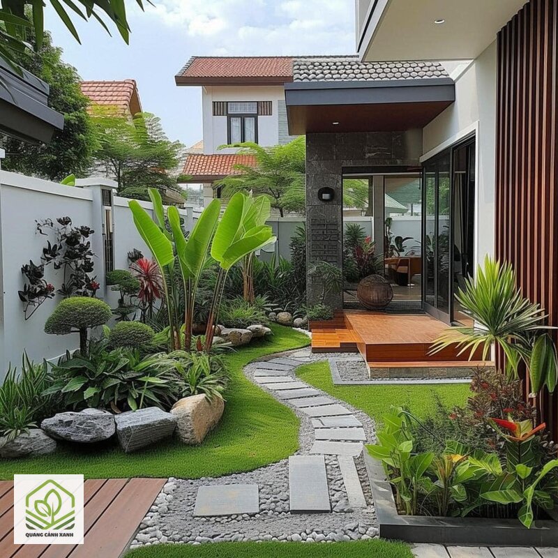 Thiết kế sân vườn biệt thự vườn - Ba thứ diện tích lớn tự sinh ra Thiết kế sân vườn biệt thự vườn - Ba thứ diện tích lớn tự sinh ra