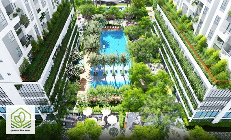 Thiết kế sân vườn chung cư - Bốn dạng không gian thường bị gọi chung là sân vườn Thiết kế sân vườn chung cư - Bốn dạng không gian thường bị gọi chung là sân vườn