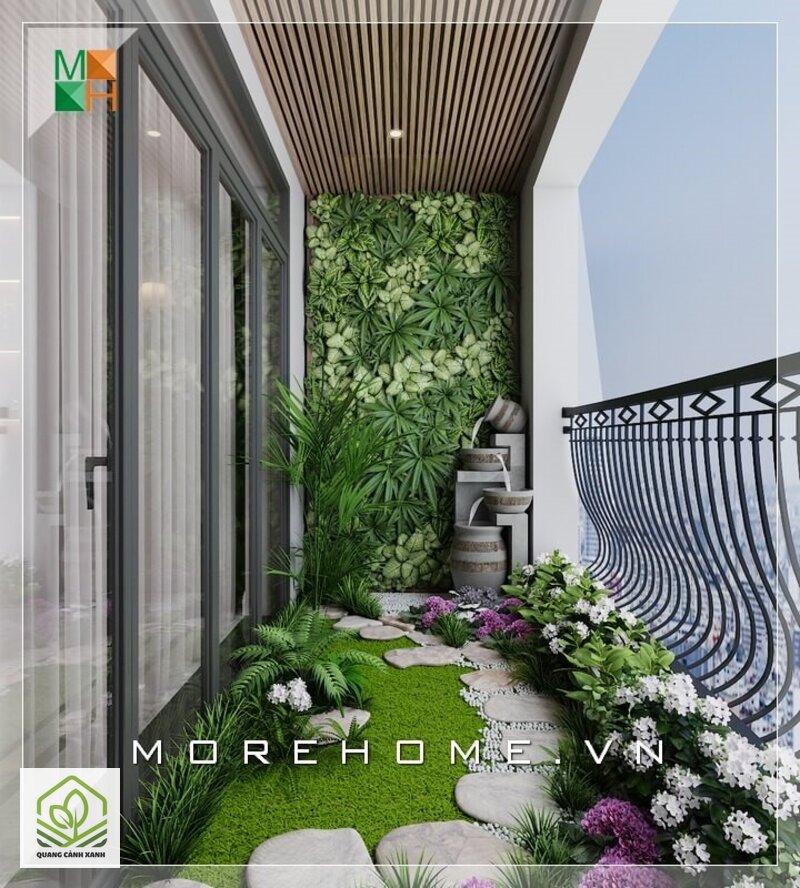 Thiết kế sân vườn chung cư - Tải trọng sàn phải được kiểm tra trước Thiết kế sân vườn chung cư - Tải trọng sàn phải được kiểm tra trước