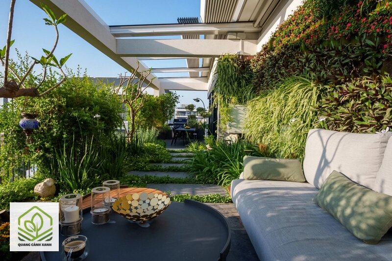 Thiết kế sân vườn penthouse - Tải trọng: hỏi người có chuyên môn trước khi đổ đất Thiết kế sân vườn penthouse - Tải trọng: hỏi người có chuyên môn trước khi đổ đất