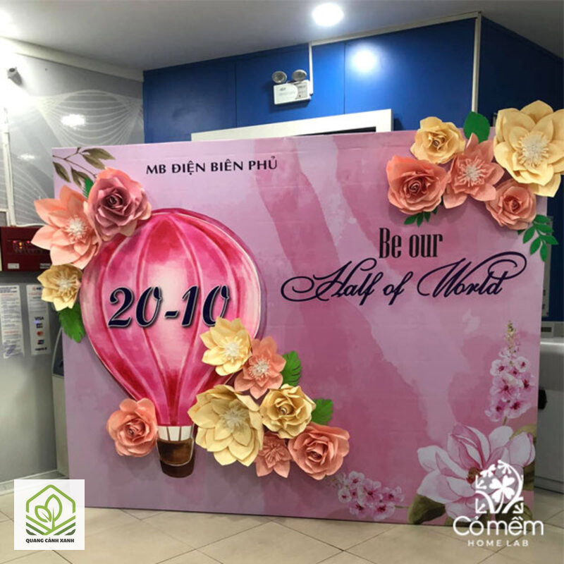 Trang trí văn phòng ngày 20/10 - Hoa tươi và cây chậu: cách để sau ngày lễ vẫn còn dùng được Trang trí văn phòng ngày 20/10 - Hoa tươi và cây chậu: cách để sau ngày lễ vẫn còn dùng được