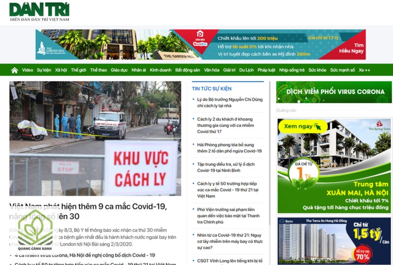 Dantri - Đặt khung giờ và giới hạn