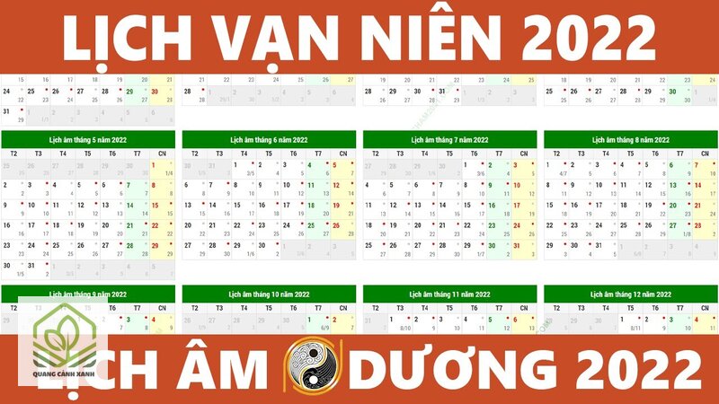Lịch âm - Âm dương hợp lịch Lịch âm - Âm dương hợp lịch