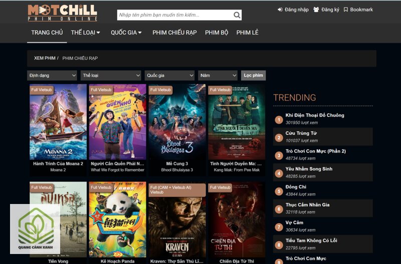 Motchill - Dịch vụ xem phim có bản quyền
