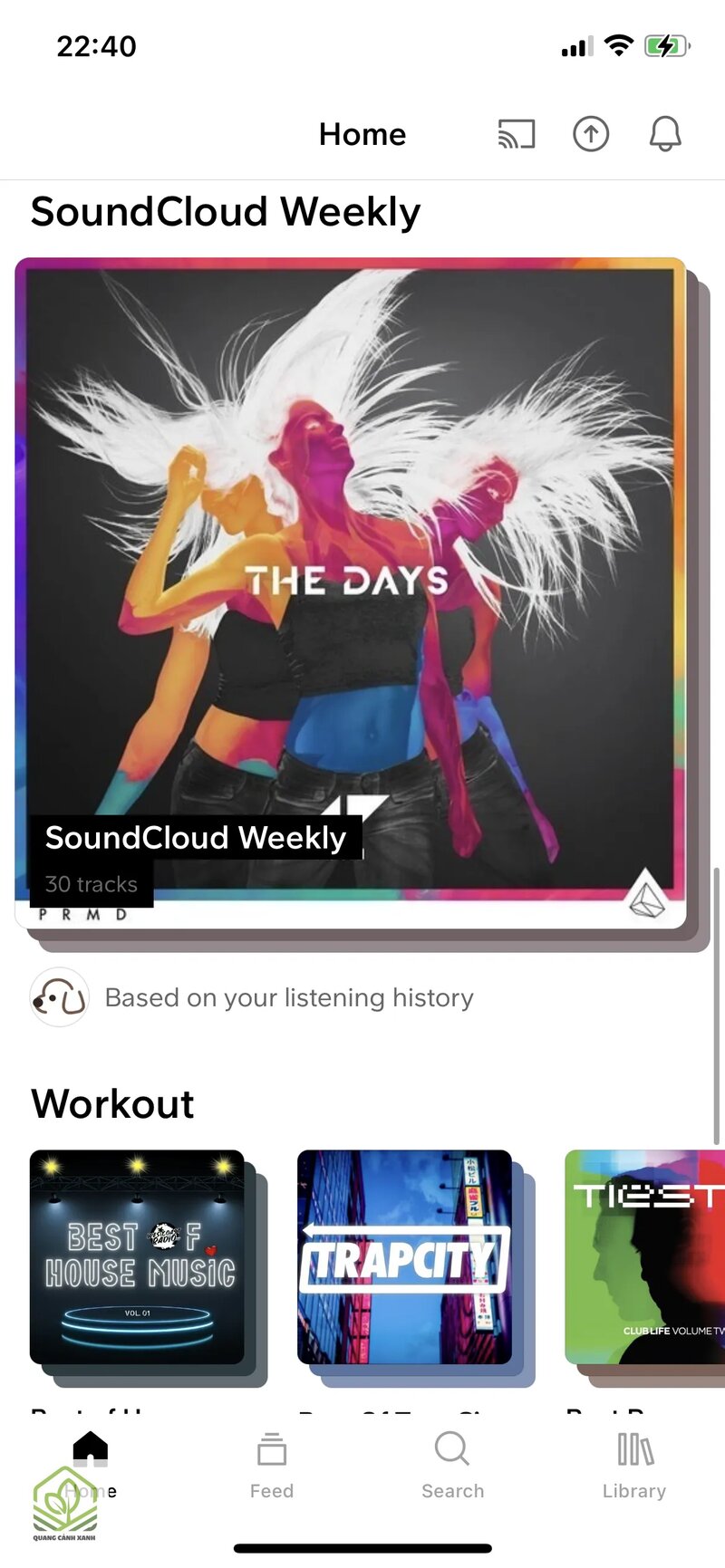Soundcloud - Theo dõi nghệ sĩ và tạo danh sách phát